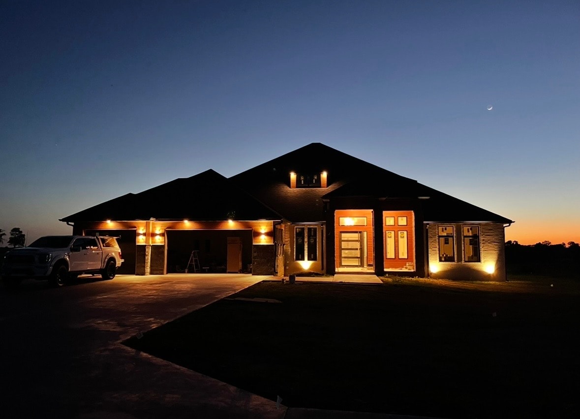 Exterior Night Lighting — New Construction