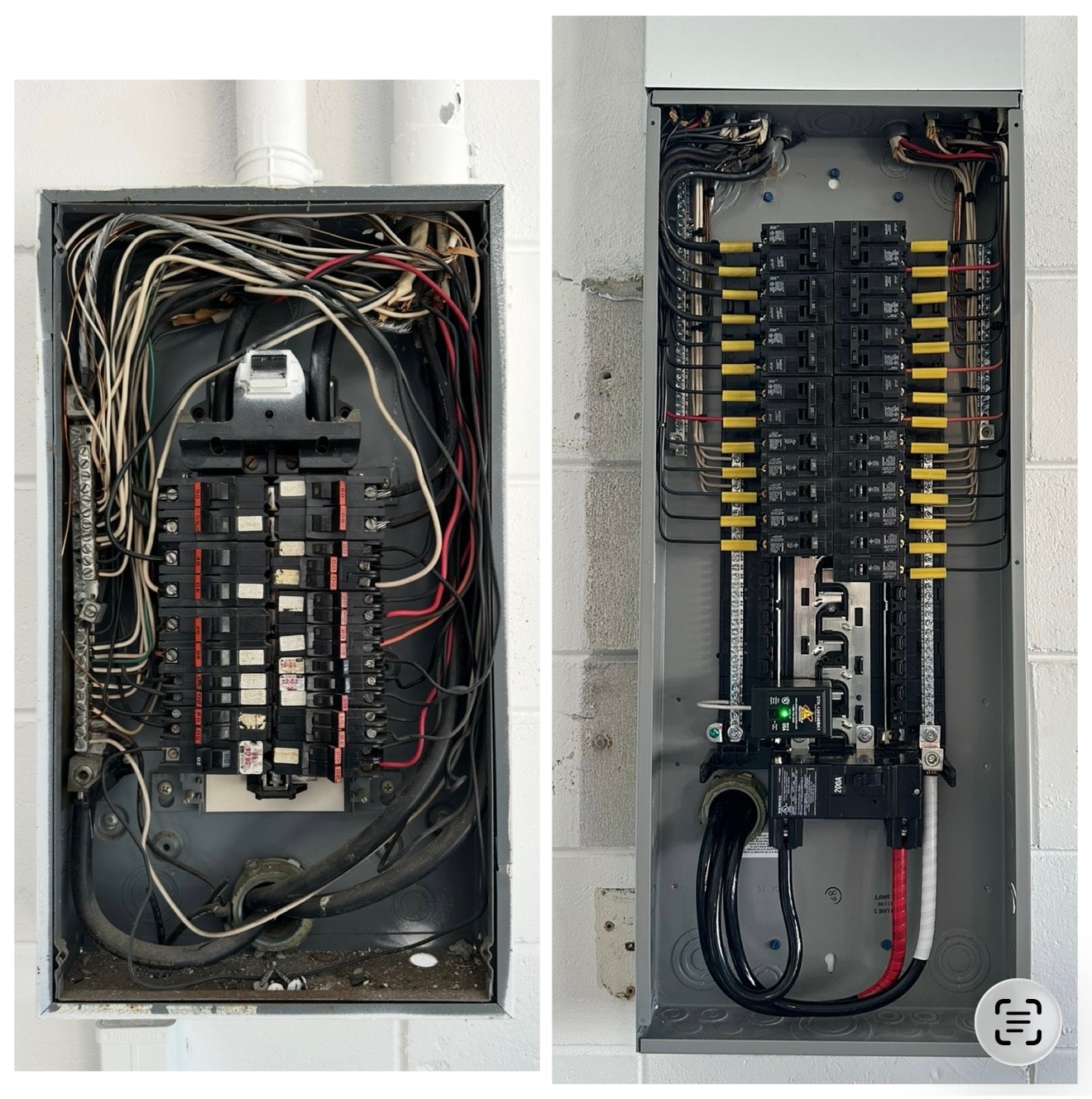 Panel Upgrade — Before & After